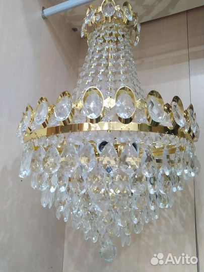 Люстра хрустальная, Шапка Мономаха,Чехия