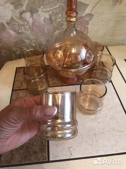 Графин и 6 стаканов