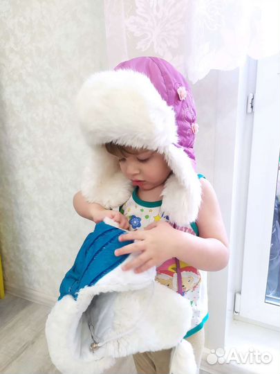 Шапка зимняя для девочки