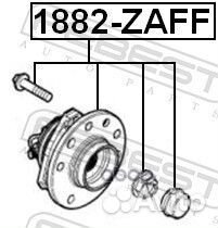 Ступица колеса перед прав/лев 1882zaff Febest