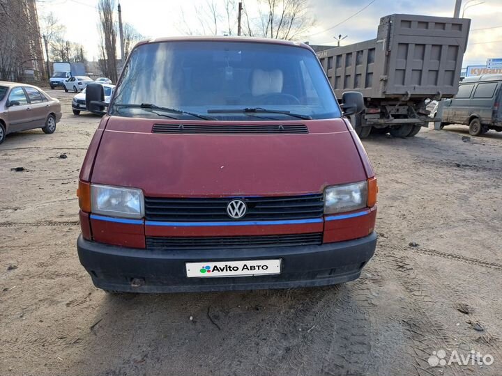 Volkswagen Transporter 2.4 МТ, 1992, 386 000 км