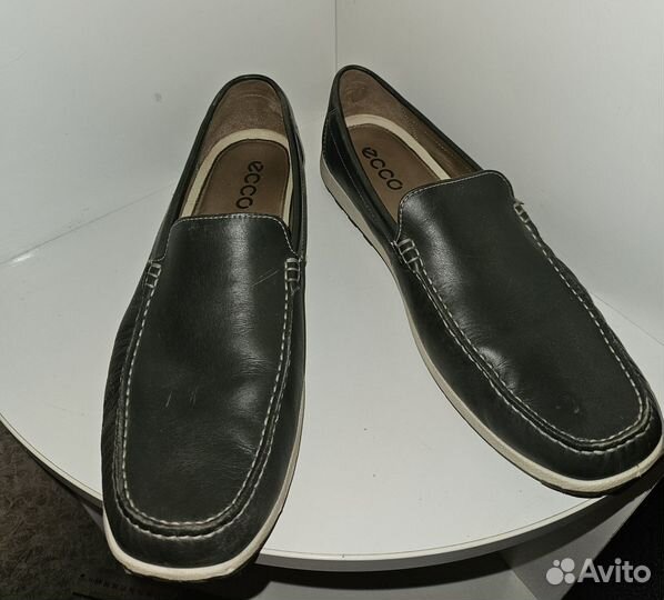 Лоферы мужские темно-серые Ecco размер 45