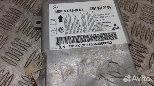 Блок управления airbag mercedes benz C-class W204 (DNI03OQ01)