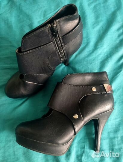 Ботильоны женские 37 размер осенние кожзам