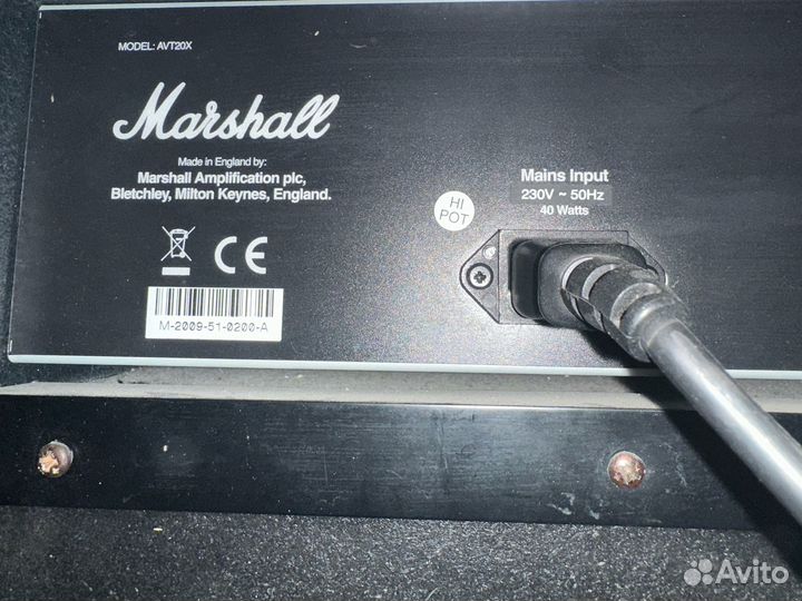 Гитарный комбоусилитель Marshall AVT20X