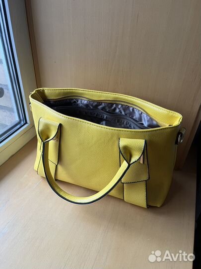 Сумка женская желтая