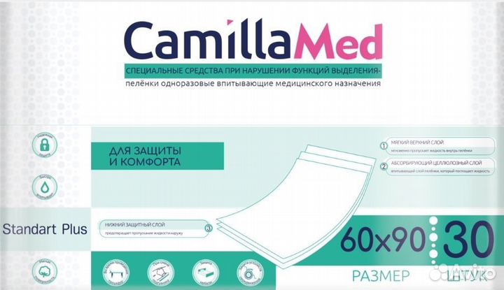 Пелёнки одноразовые 30 шт
