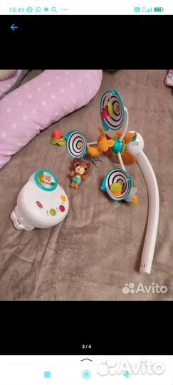 Продаю качели, мобиль на кроватку