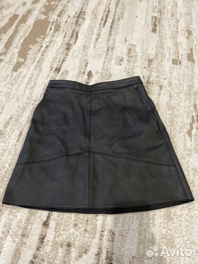 Юбка экокожа