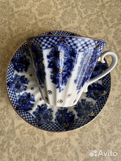 Чайная пара лфз кобальт