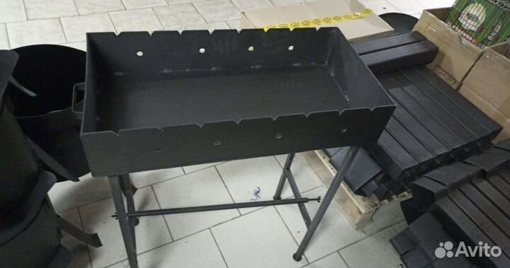 Мангал 3 мм разборные ножки разборная