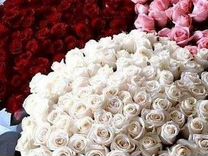 Букет цветы 101 роза