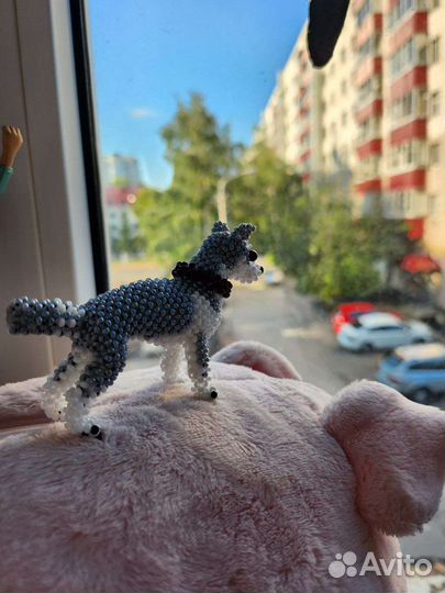 Хаски из бисера