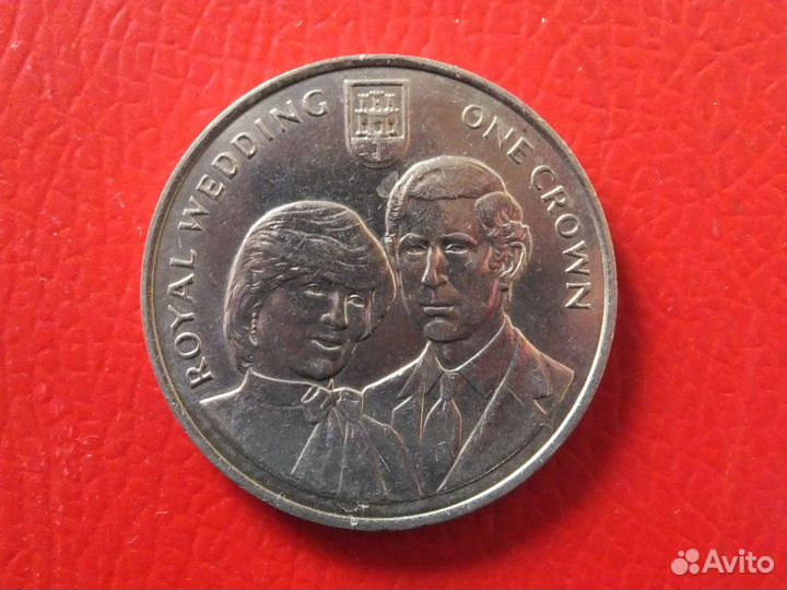 1 крона 1981 г. Свадьба принца Чарлза и леди Дианы