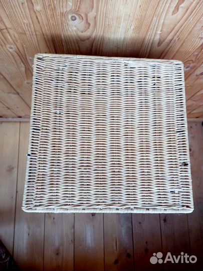 Консоль, этажерка, подставка Ковка+плетеная лоза