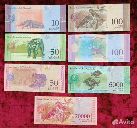 Банкноты Купюры Мира