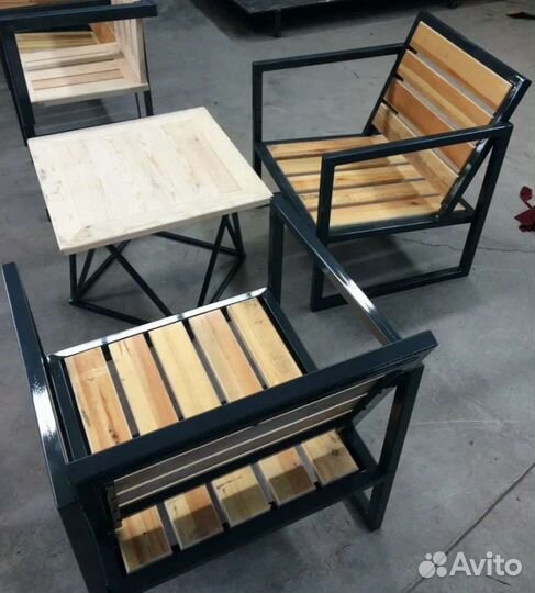 Садовая мебель лофт