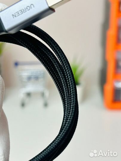 Кабель для принтера UGreen USB-C к USB 2.0