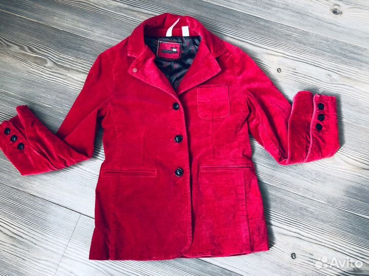 Пиджак, 8-9 лет, Франция малиновый