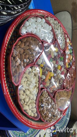 Менажница с орехами