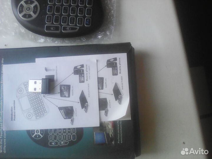 Клавиатура с мышкой беспроводная новая