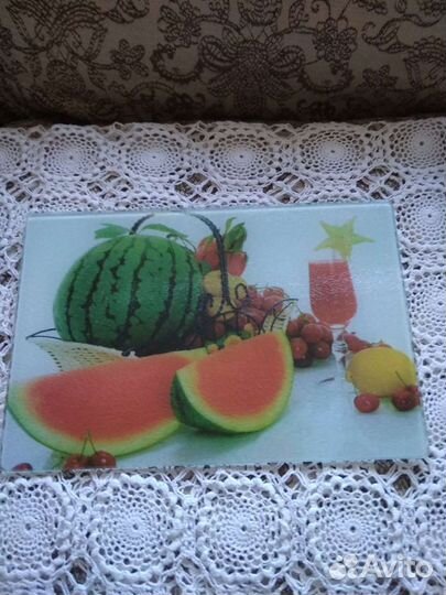 Доска разделочная стекло