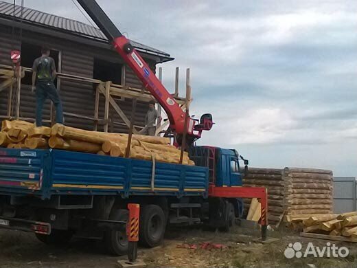 Перевозка домов, бань, срубов (габаритных грузов)