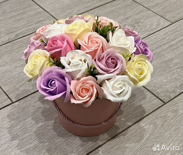 Букет из вспененного мыла