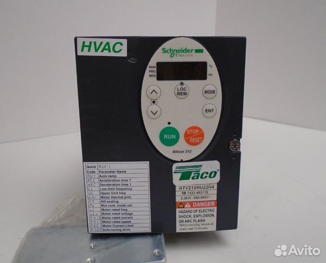 Преобразователь Schneider Electric ATV212HU22N4