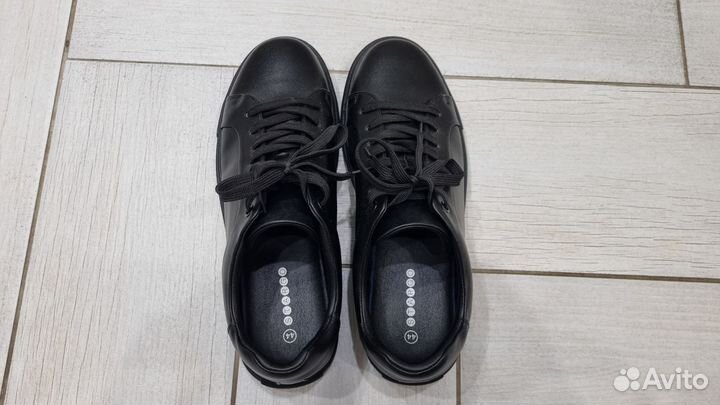 Мужские кожаные кеды