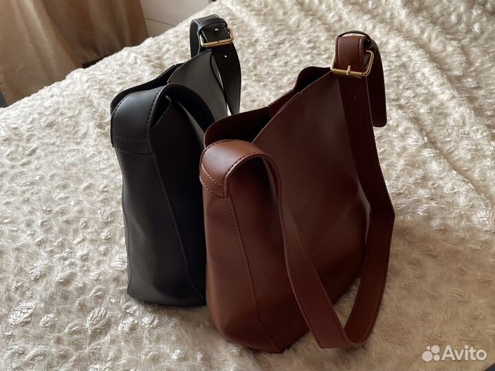 Сумка женская на плечо повседневная мягкой формы