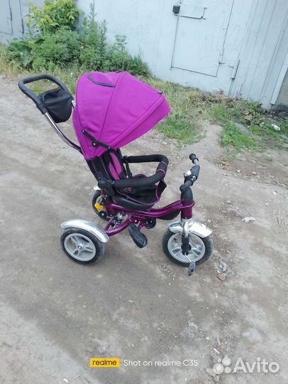 Детский велосипед с ручкой бу