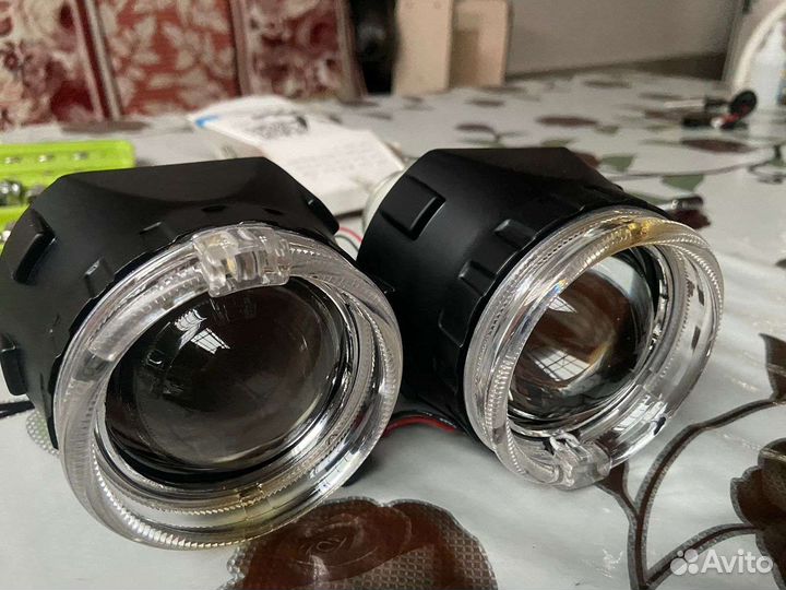 Биксеноновые линзы с ангельскими глазками