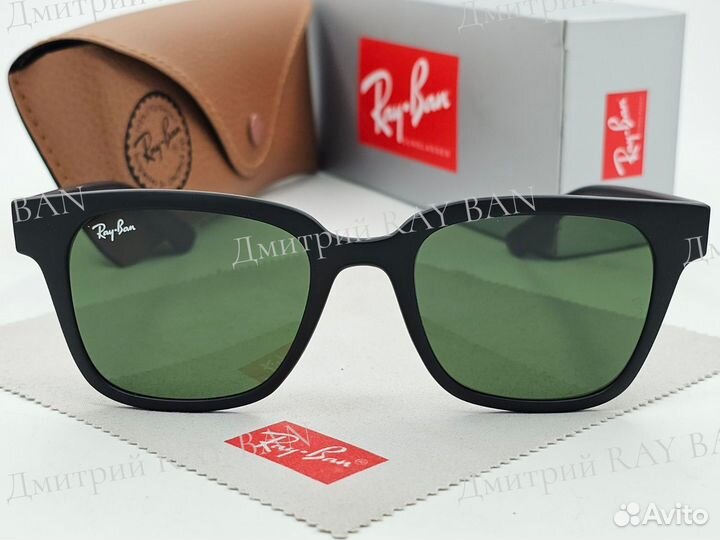 Очки Ray Ban 4323 Matte Classic Green Стекло