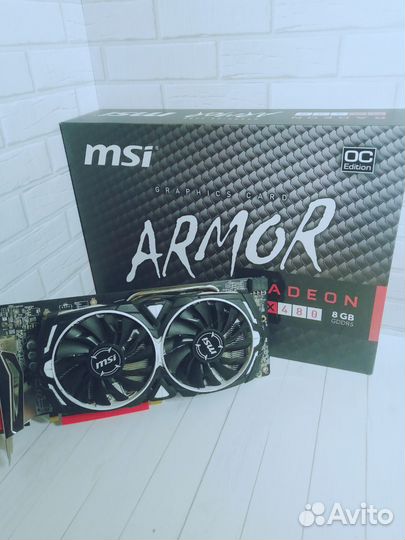 MSI RX 480 armor OC 8 GB