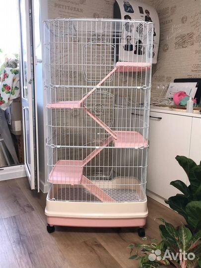 Клетка Kredo R63 для шиншилл, хорьков, дегу