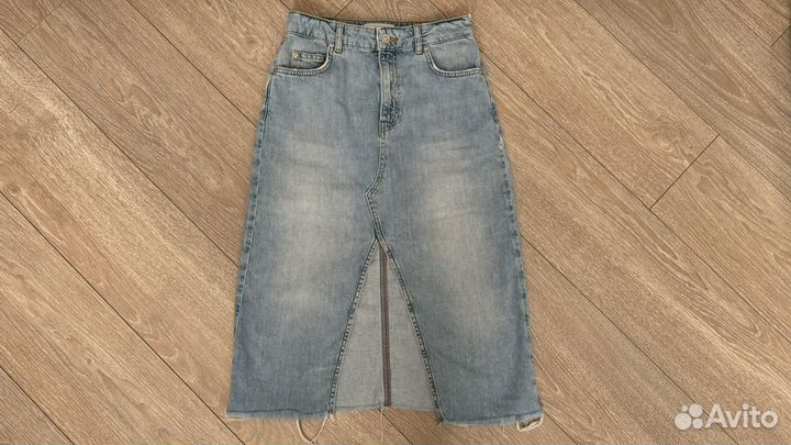 Джинсовая юбка Mango xs