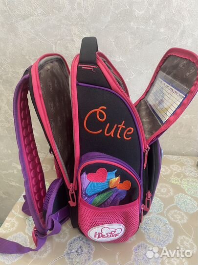 Ранец для первоклассника Delune 11-027 для девочки