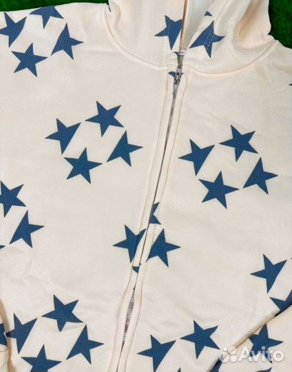 Худи на молнии lime type y2k star