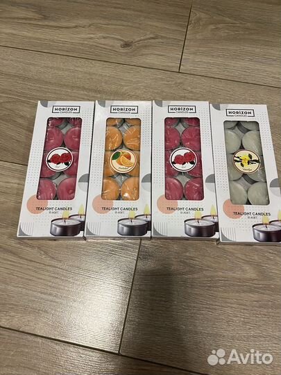 Свечи чайные 10-25 штук