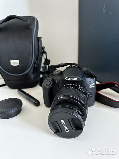 Зеркальный фотоаппарат canon eos 2000d