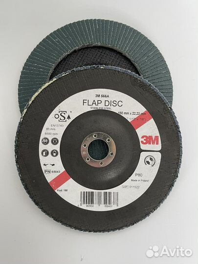 Лепестковый круг 3М (180Х22 мм) 10шт