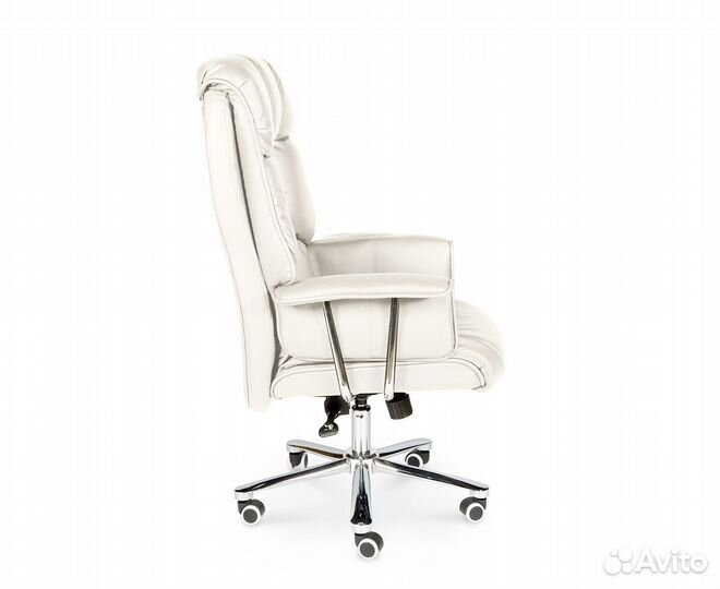 Кресло Президент (до 150 кг.) бежевая кожа