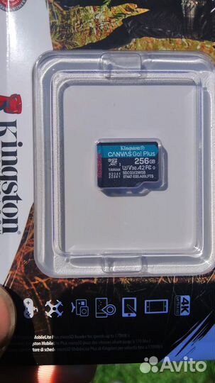 Карта памяти MicroSD Kingston 256 gb /Оригинал