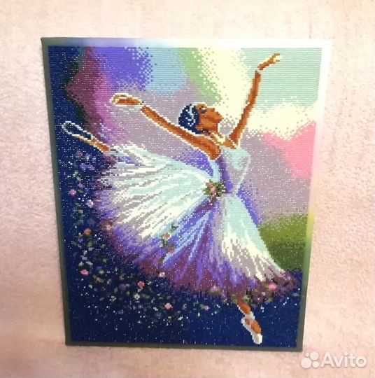 Алмазная мозаика картина 40х50 см Балерина