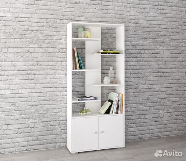 Стеллаж для книг Белый