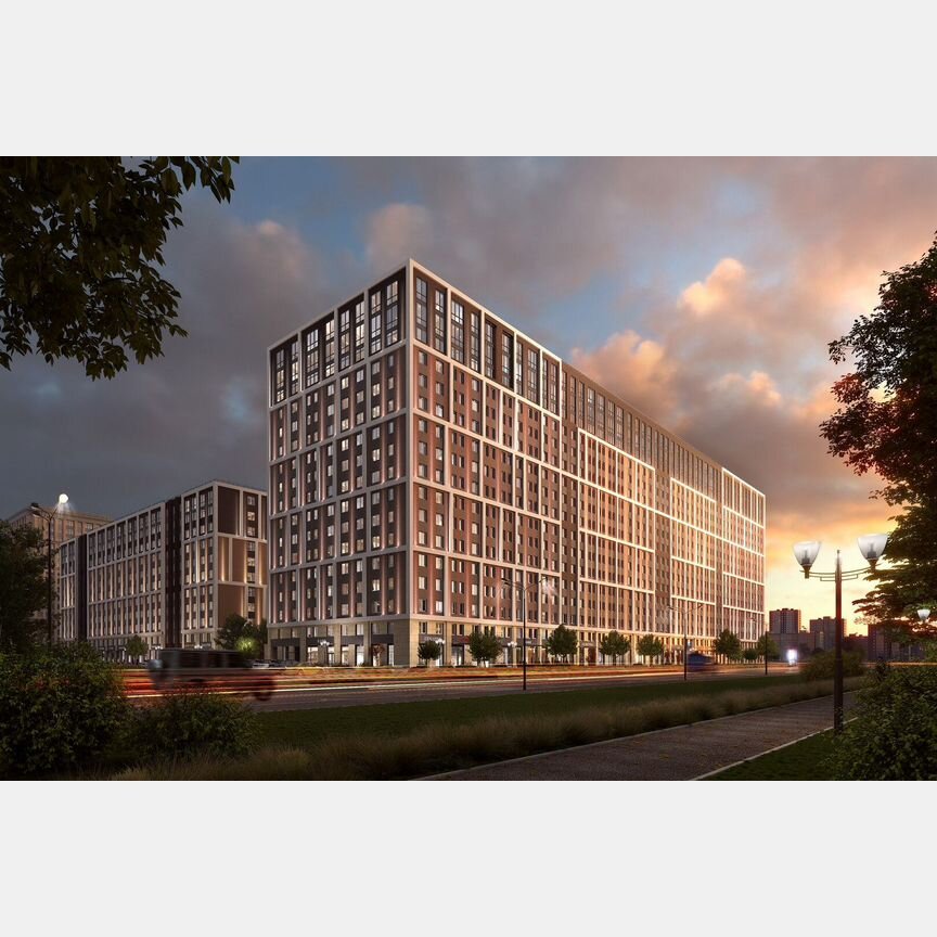 3-к. апартаменты, 74,1 м², 12/17 эт.