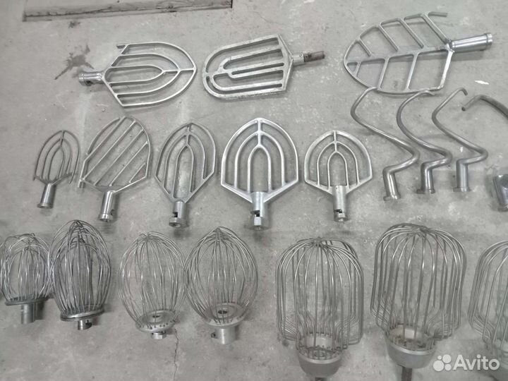 Венчики, лопатки, дежи, насадки для миксеров