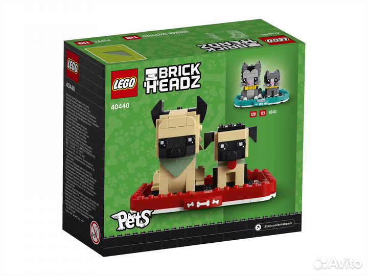 Новый Lego BrickHeadz 40440 Немецкие овчарки