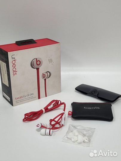 Наушники вкладыши Beats urBeats by Dr.Dre красные